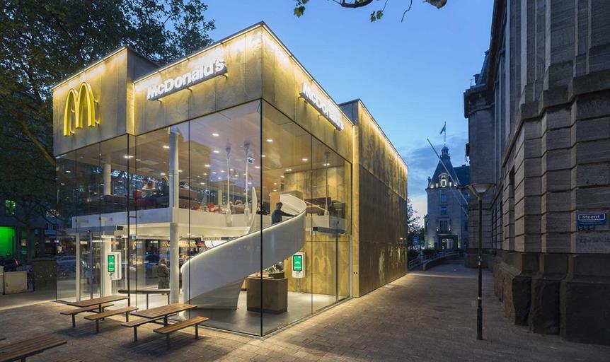 McDonalds Coolsingel, Rotterdam, The Netherlands