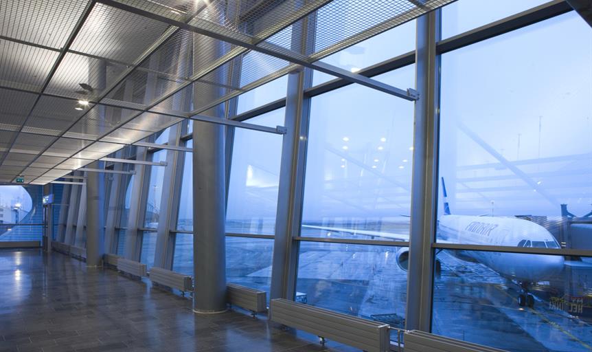 Terminal 2 of Vantaa Airport, Helsinki, Finland